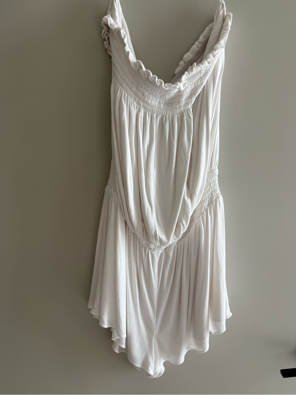 Lovers + Friends Cream White Flowing Jumpsuit Romper WORN ONCE